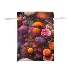 Flowers Blossoms Petals Blooms Lightweight Drawstring Pouch (m) by 99art