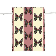 Butterflies Pink Old Ancient Texture Decorative Lightweight Drawstring Pouch (xl) by 99art