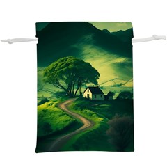 Landscape Scenery Nature Artwork Lightweight Drawstring Pouch (xl) by 99art