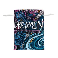 Graffiti Art Psychedelic Art Graphic Design Modern Art Lightweight Drawstring Pouch (s) by 99art