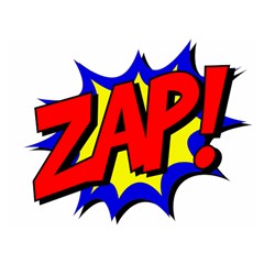 Zap Comic Book Fight Two Sides Premium Plush Fleece Blanket (extra Small) by 99art
