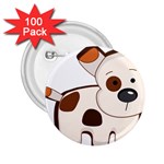 Animation-dog-cute-cartoon-drawing 2.25  Buttons (100 pack)  Front