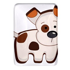 Animation-dog-cute-cartoon-drawing Rectangular Glass Fridge Magnet (4 Pack) by 99art