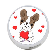 Animation-dog-cute-animate-comic 4-port Usb Hub (one Side) by 99art