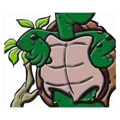 Amphibian-animal-cartoon-reptile Premium Plush Fleece Blanket (small) by 99art