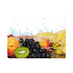 Variety Of Fruit Water Berry Food Splash Kiwi Grape Premium Plush Fleece Blanket (mini) by B30l