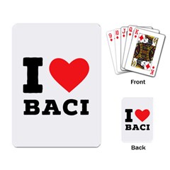 I Love Baci  Playing Cards Single Design (rectangle) by ilovewhateva