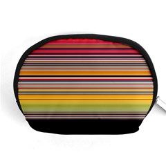 Neopolitan Horizontal Lines Strokes Accessory Pouch (medium) by Bangk1t