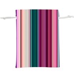 Vertical Line Color Lines Texture Lightweight Drawstring Pouch (XL) Front