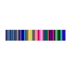 Pastel Colors Striped Pattern Premium Plush Fleece Scarf (mini) by Bangk1t