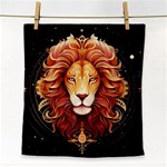 Lion Star Sign Astrology Horoscope Face Towel Front