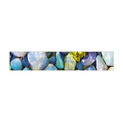 Stones Gems Multi Colored Rocks Premium Plush Fleece Scarf (mini) by Bangk1t