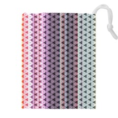 Triangle Stripes Texture Pattern Drawstring Pouch (5xl) by Bangk1t