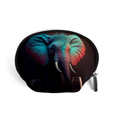 Elephant Tusks Trunk Wildlife Africa Accessory Pouch (small) by Ndabl3x