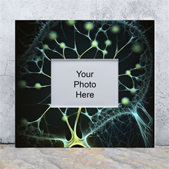 Neuron Network White Wall Photo Frame 5  X 7  by Ndabl3x