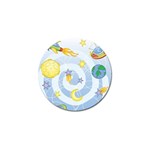 Science Fiction Outer Space Golf Ball Marker Front