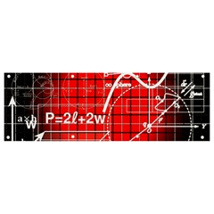 Geometry Mathematics Cube Banner And Sign 9  X 3  by Ndabl3x