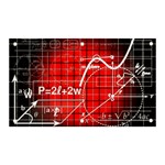 Geometry Mathematics Cube Banner and Sign 5  x 3  Front