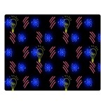Background Pattern Graphic Premium Plush Fleece Blanket (Large) 80 x60  Blanket Front