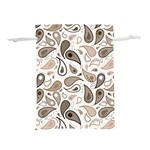 Paisley Pattern Background Graphic Lightweight Drawstring Pouch (M) Front