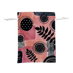 Abstract Pattern Floral Wall Art Lightweight Drawstring Pouch (m) by Vaneshop