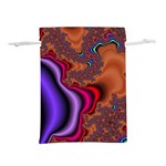 Colorful Piece Abstract Lightweight Drawstring Pouch (L) Back