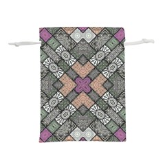 Mandala Decoration Floral Flower Lightweight Drawstring Pouch (m) by Vaneshop