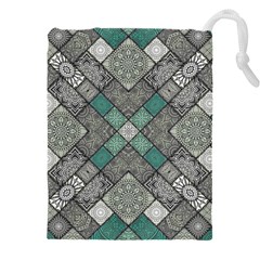 Mandala Decoration Flora Floral Flower Drawstring Pouch (5xl) by Vaneshop