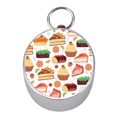 Seamless Pattern Hand Drawing Cartoon Dessert And Cake Mini Silver Compasses by Wav3s