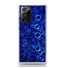 Blue Bubbles Abstract Samsung Galaxy Note 20 Ultra Tpu Uv Case by Vaneshop