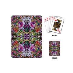 Spring Repeats Playing Cards Single Design (mini) by kaleidomarblingart