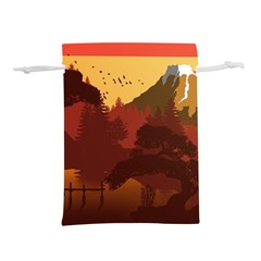 Japan Art Illustration Lightweight Drawstring Pouch (l) by Grandong