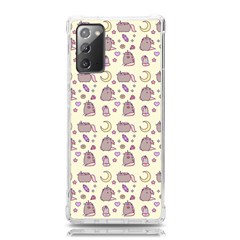 Beautiful Beauty Cartoon Cat Samsung Galaxy Note 20 Tpu Uv Case by Grandong