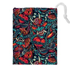 Japanese Graffiti Drawstring Pouch (5xl) by Cowasu