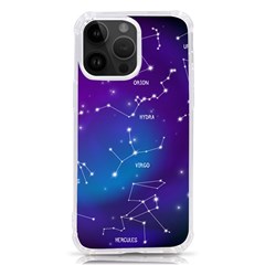 Realistic Night Sky With Constellations Iphone 14 Pro Max Tpu Uv Print Case by Cowasu