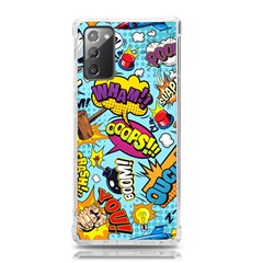 Comic Elements Colorful Seamless Pattern Samsung Galaxy Note 20 Tpu Uv Case by Amaryn4rt