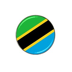 Flag Of Tanzania Hat Clip Ball Marker by Amaryn4rt