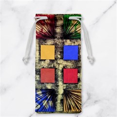 Acrylic Abstract Art Design  Jewelry Bag by Rbudhiya