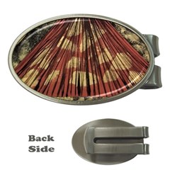 Acrylic Abstract Art Design  Money Clips (oval)  by Rbudhiya