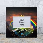 Rainbow Color White Box Photo Frame 4  x 6  Front