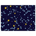 Seamless-pattern-with-cartoon-zodiac-constellations-starry-sky Premium Plush Fleece Blanket (Extra Small) 40 x30  Blanket Front