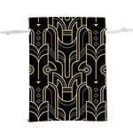 Art-deco-geometric-abstract-pattern-vector Lightweight Drawstring Pouch (XL) Back