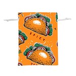 Seamless-pattern-with-taco Lightweight Drawstring Pouch (S) Back
