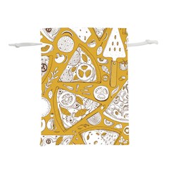 Vector-seamless-pizza-slice-pattern-hand-drawn-pizza-illustration-great-pizzeria-menu-background - Lightweight Drawstring Pouch (l) by uniart180623