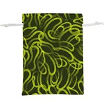 Green-abstract-stippled-repetitive-fashion-seamless-pattern Lightweight Drawstring Pouch (XL) Back