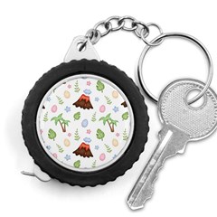 Cute-palm-volcano-seamless-pattern Measuring Tape by uniart180623