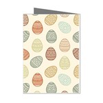 Seamless-pattern-colorful-easter-egg-flat-icons-painted-traditional-style Mini Greeting Cards (Pkg of 8) Left