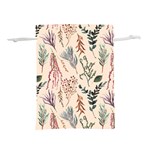 Watercolor-floral-seamless-pattern Lightweight Drawstring Pouch (S) Back