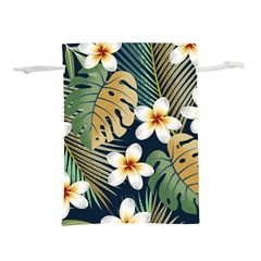 Seamless-pattern-with-tropical-strelitzia-flowers-leaves-exotic-background Lightweight Drawstring Pouch (s) by uniart180623