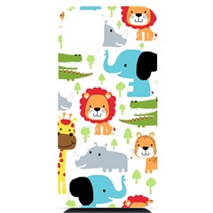 Seamless-pattern-vector-with-animals-cartoon Iphone 14 Plus Black Uv Print Case by uniart180623